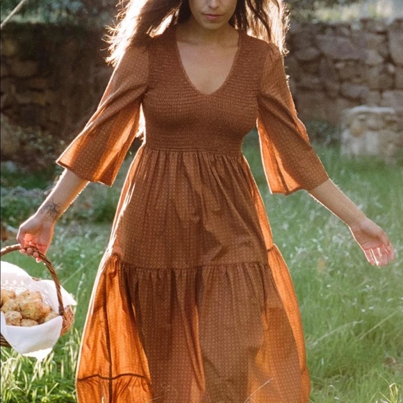 Christy Dawn Dresses & Skirts - Christy Dawn Brooklyn Dress in Maple Daisy Dot NWT